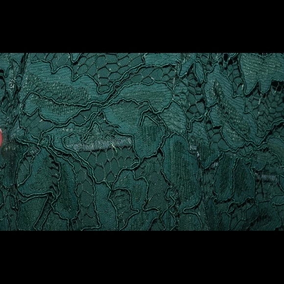 Sandro Riviera Dress Small Green Lace size 1 - Picture 5 of 7